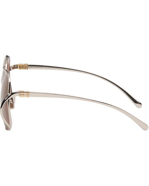 Miu Miu Black Miu Glimpse Sunglasses