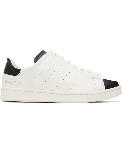 Y-3 White Diagonal Stan Smith Sneakers for men