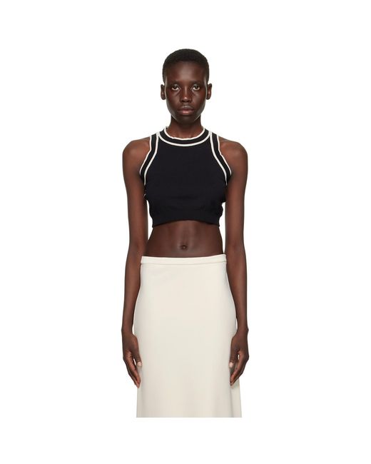 Max Mara Black Ruggero Tank Top