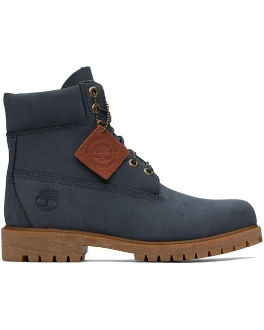 Timberland Blue Indigo Heritage 6-inch Lace-up Boots for men