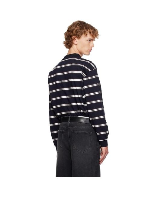 DUNST Blue Collared Polo for men