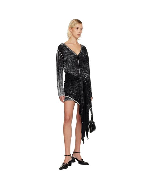 DIESEL Black M-Egaknot Minidress