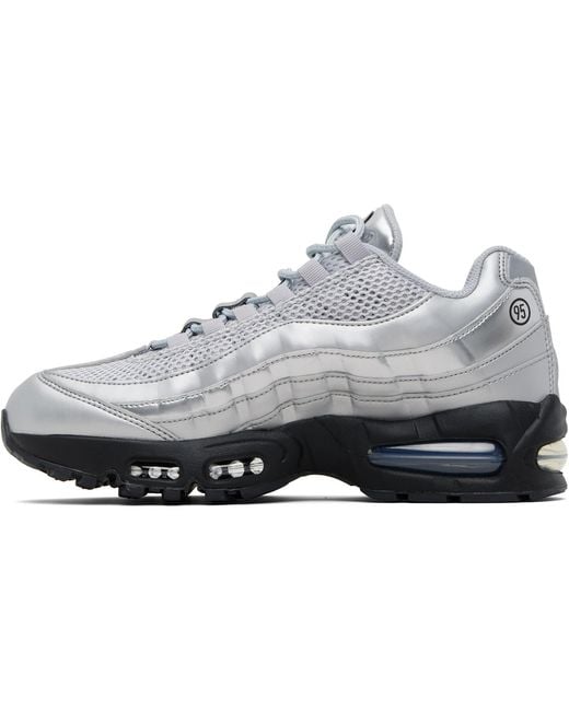 Nike Black Air Max 95 Big Bubble Sneakers for men