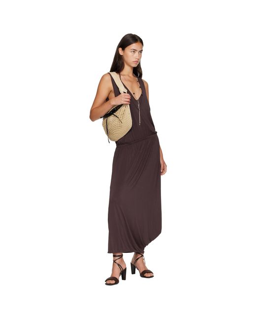 Lemaire Metallic Fortune Croissant Filt Bag