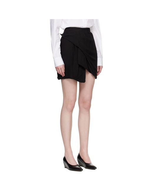 Vivienne Westwood Black Viscose Gauze Zora Miniskirt