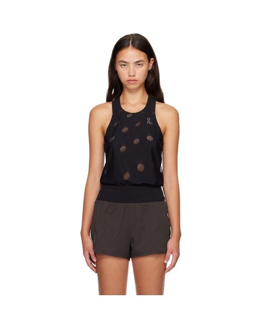 On Shoes Black Zero Breathe Tank Top