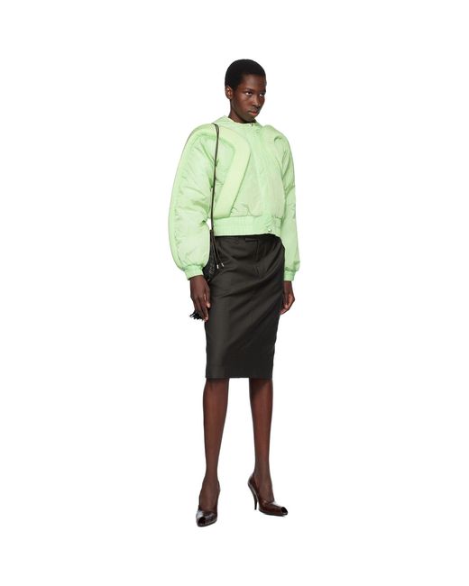 Stanley Raffington Green 3D Parametric Bomber Jacket