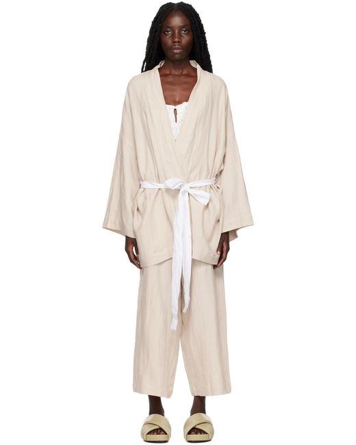 Deiji Studios Black 'The 01' Pyjama Set