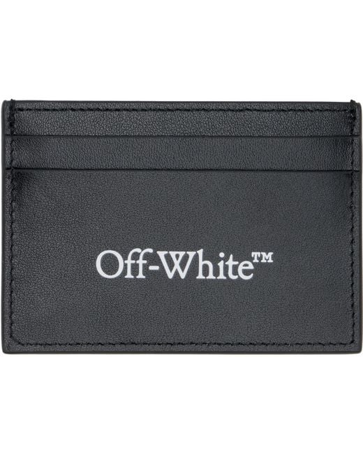 Off-White c/o Virgil Abloh Metallic Bookish Card Holder for men
