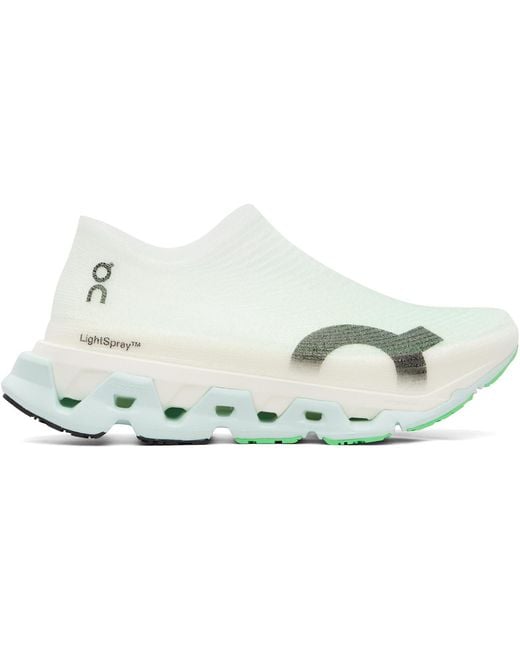 On Shoes Green Cloundmster 3 Hyper Ls Sneakers for men