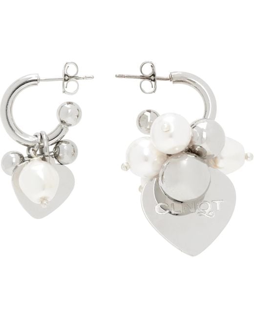 Justine Clenquet Metallic Abbey Earrings