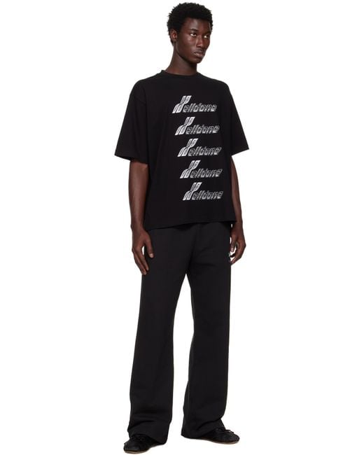 we11done Black Se11Done Dna T-Shirt for men