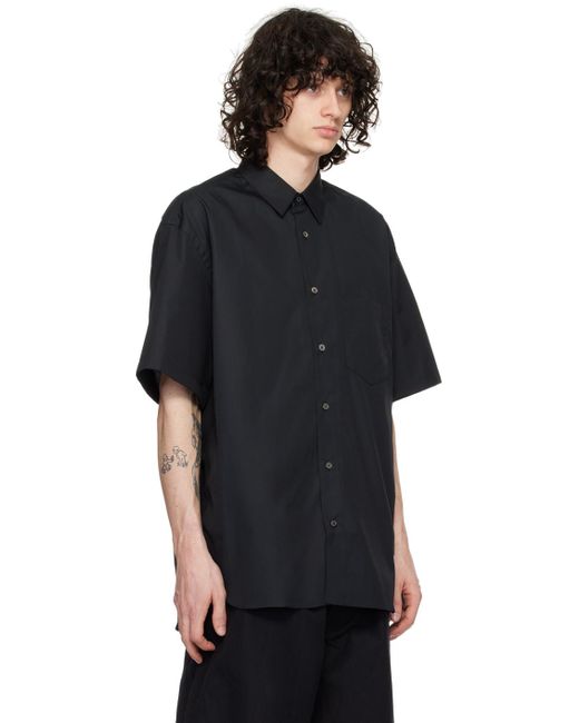 Comme des Garçons Black Patch Pocket Oversized Shirt for men