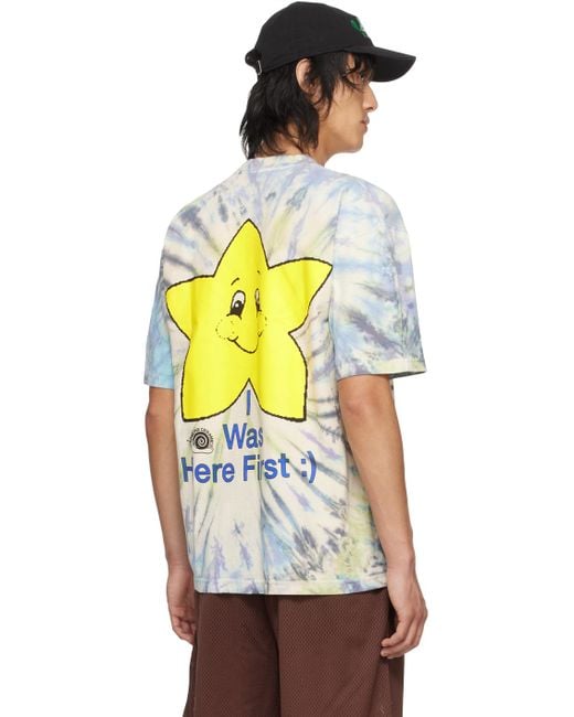 ONLINE CERAMICS Multicolor 'look At The Stars' T-shirt for men