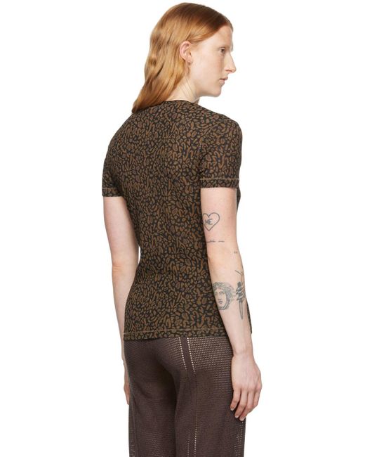 Nanushka Black Guy T-shirt