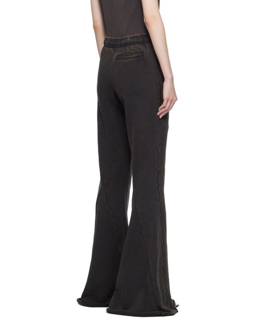 Entire studios Heavy Flare Lounge Pants in Black | Lyst UK