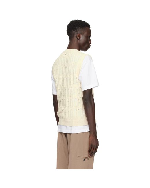 Eytys Black Off-white Yves Vest for men