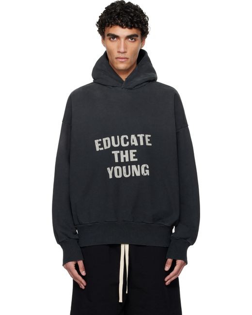 Fear Of God Black 'Educate' Hoodie for men