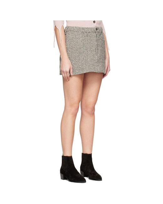 Rag & Bone Multicolor Itty Bitty Miniskirt