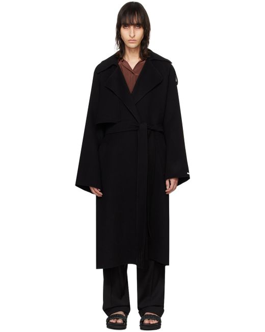 Max Mara Black Fiore Coat for men