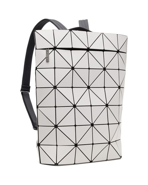 Issey Miyake Gray Off- Blocky Backpack for men