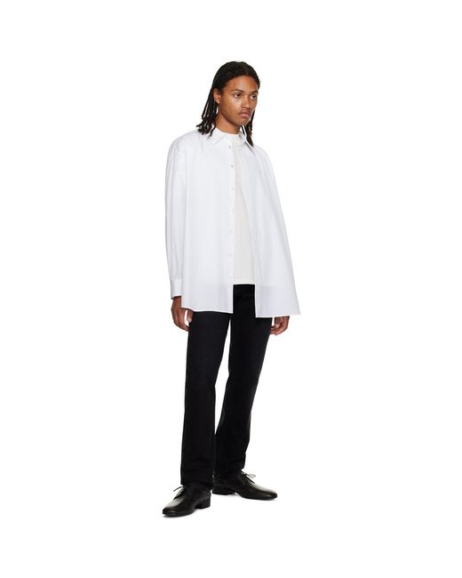 The Row White Lukre Shirt for men