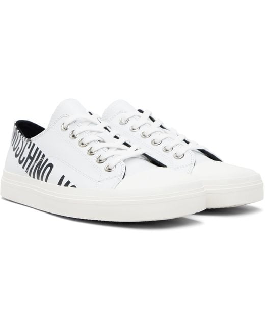 Moschino Black Logo Sneakers for men