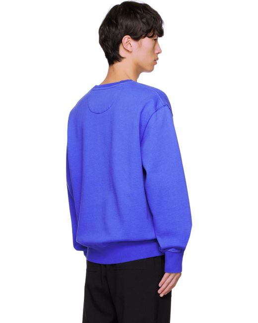 Saturdays NYC Blue Bowery Sweatshirt for men