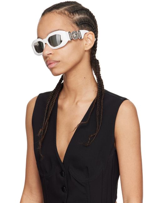 Versace Black Maxi Medusa biggie Sunglasses