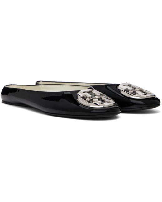 Tory Burch Ssense限定 ブラック Reva バックレス フラットシューズ Black