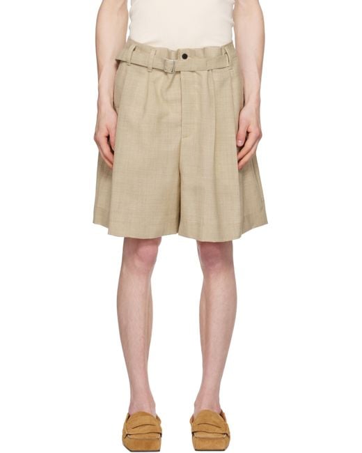 メンズ Jacquemus ベージュ La Croisière 'The Fernando' ショートパンツ Natural