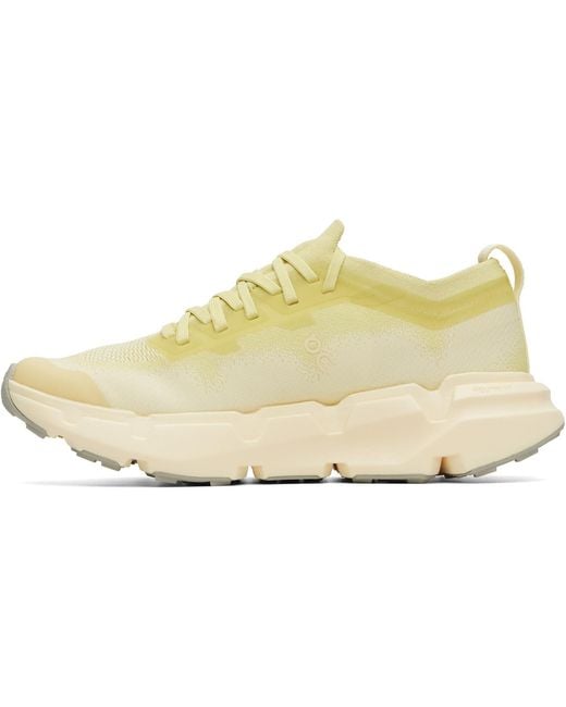 On Shoes Yellow Cloudsoma Sneakers