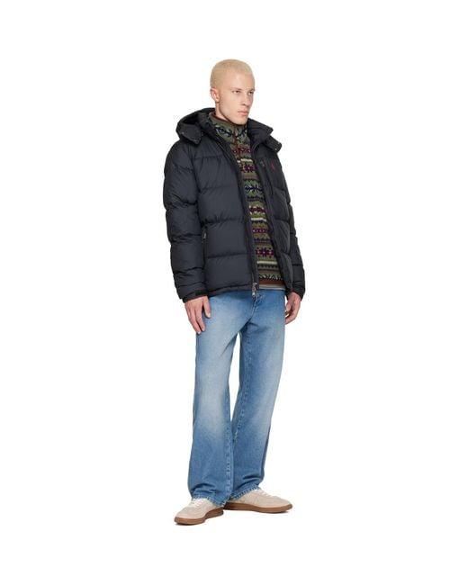 Polo Ralph Lauren Black 'The Gorham' Down Jacket for men