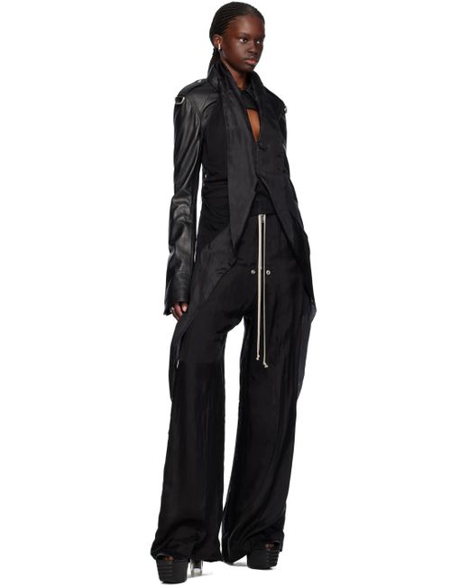 Pantalon de détente geth noir à glissière bela Rick Owens en coloris Black