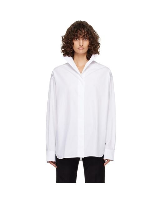 Totême White Sharp Poplin Shirt