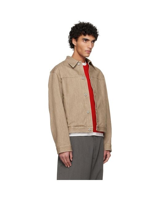 Jil Sander Black Blouson Jacket for men