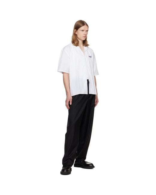 KENZO Black Paris Cargo Jog Trousers for men