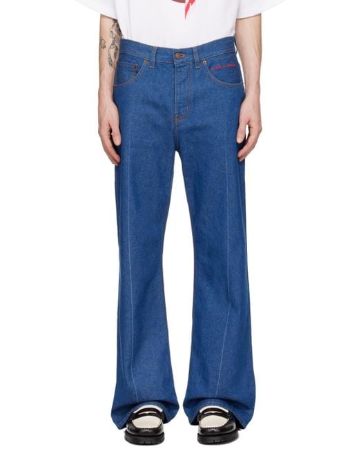 Fiorucci Blue Patch Jeans for men