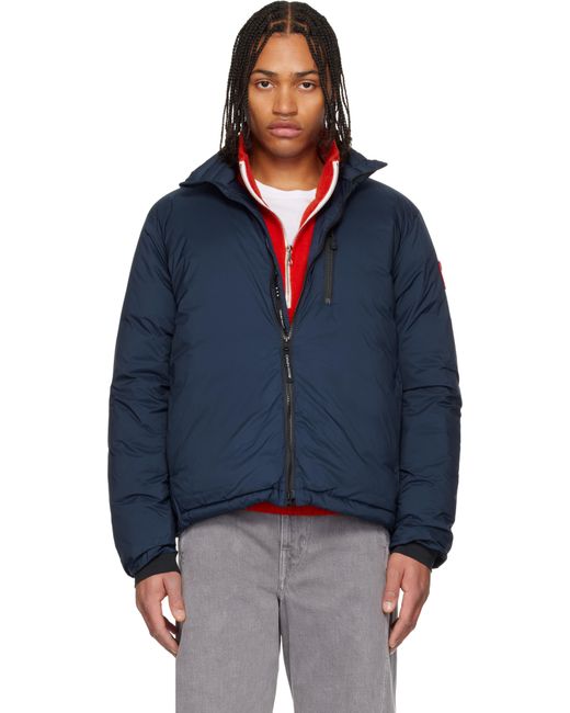 Blouson Lodge Bleu Marine Rembourré En Duvet Canada Goose pour homme en coloris Blue