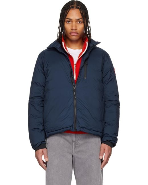 Canada Goose Blue Lodge Down Jacket for men
