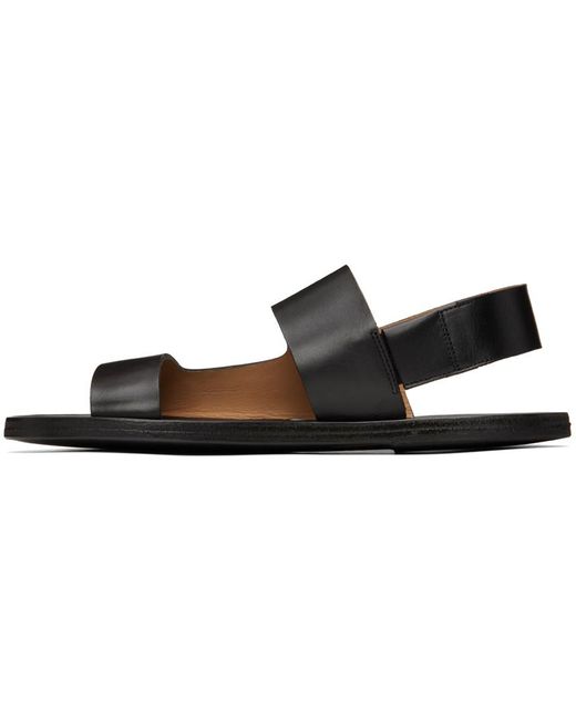 Marsèll Black Sandellone Sandals for men