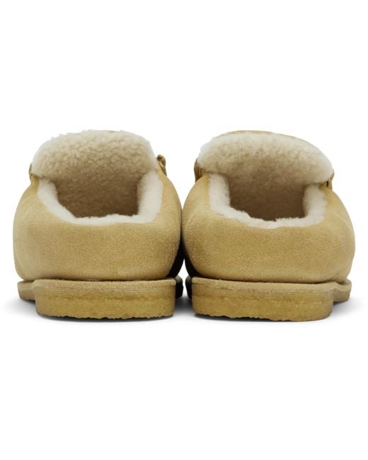 J.W. Anderson タン ヌバック ミュール Natural