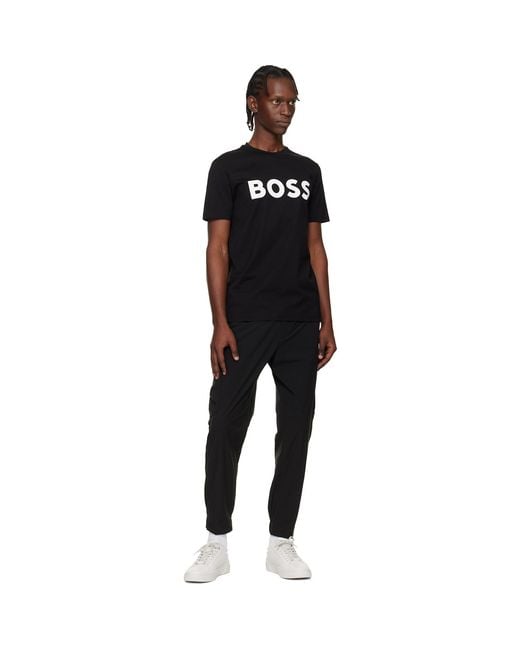 Boss Black Leather Gary Sneakers for men