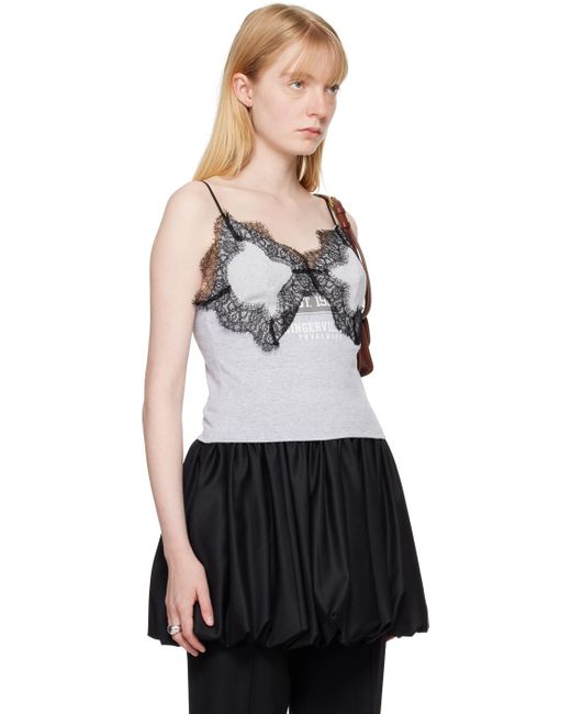 Conner Ives Black Printed Camisole