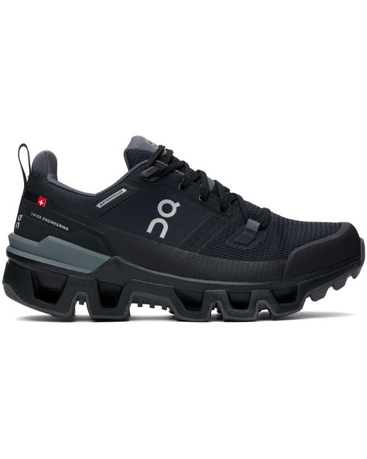 On Shoes Black Cloudwander Waterproof Sneakers