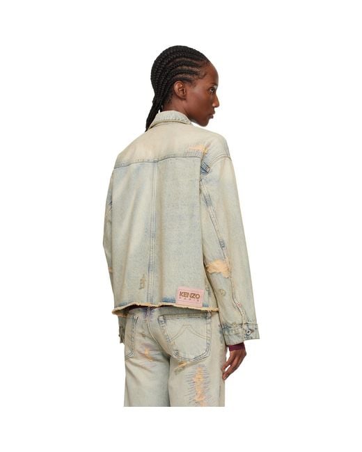 KENZO Multicolor Paris Denim Trucker Jacket