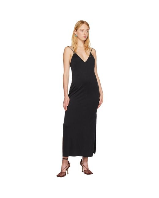 Third Form Black Form Cross Back Midi Dress