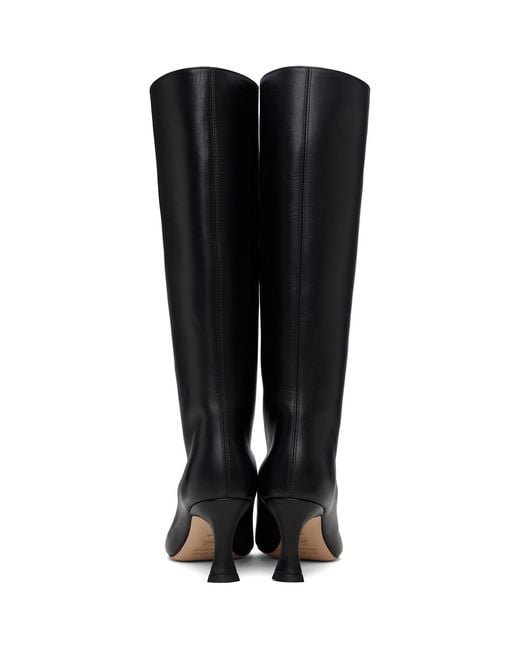By Far Black Stevie 42 Knee-High Tall Boots