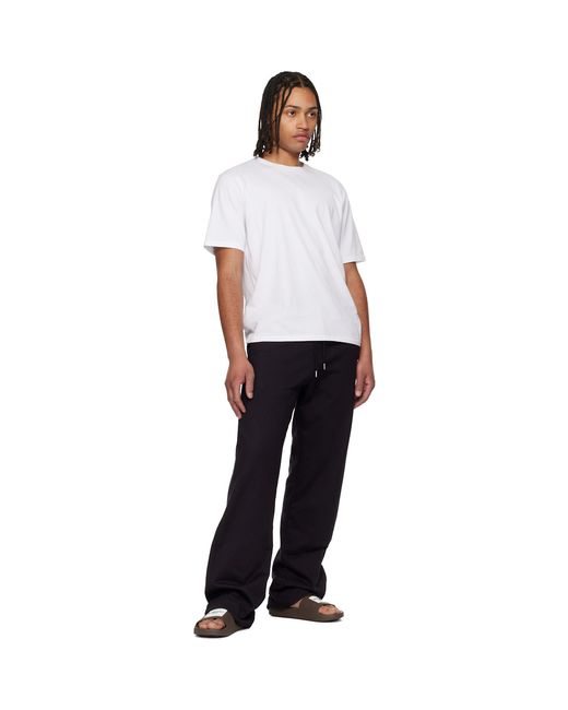 Givenchy Black Rubber Label Mule Slides for men