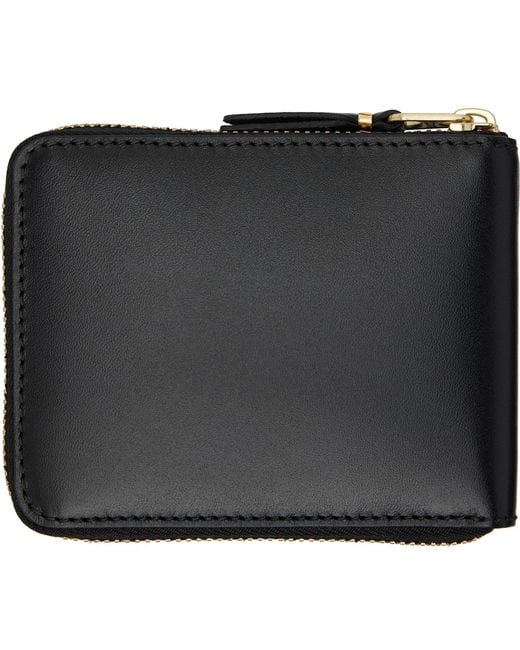 Comme des Garçons Black Classic Leather Wallet for men